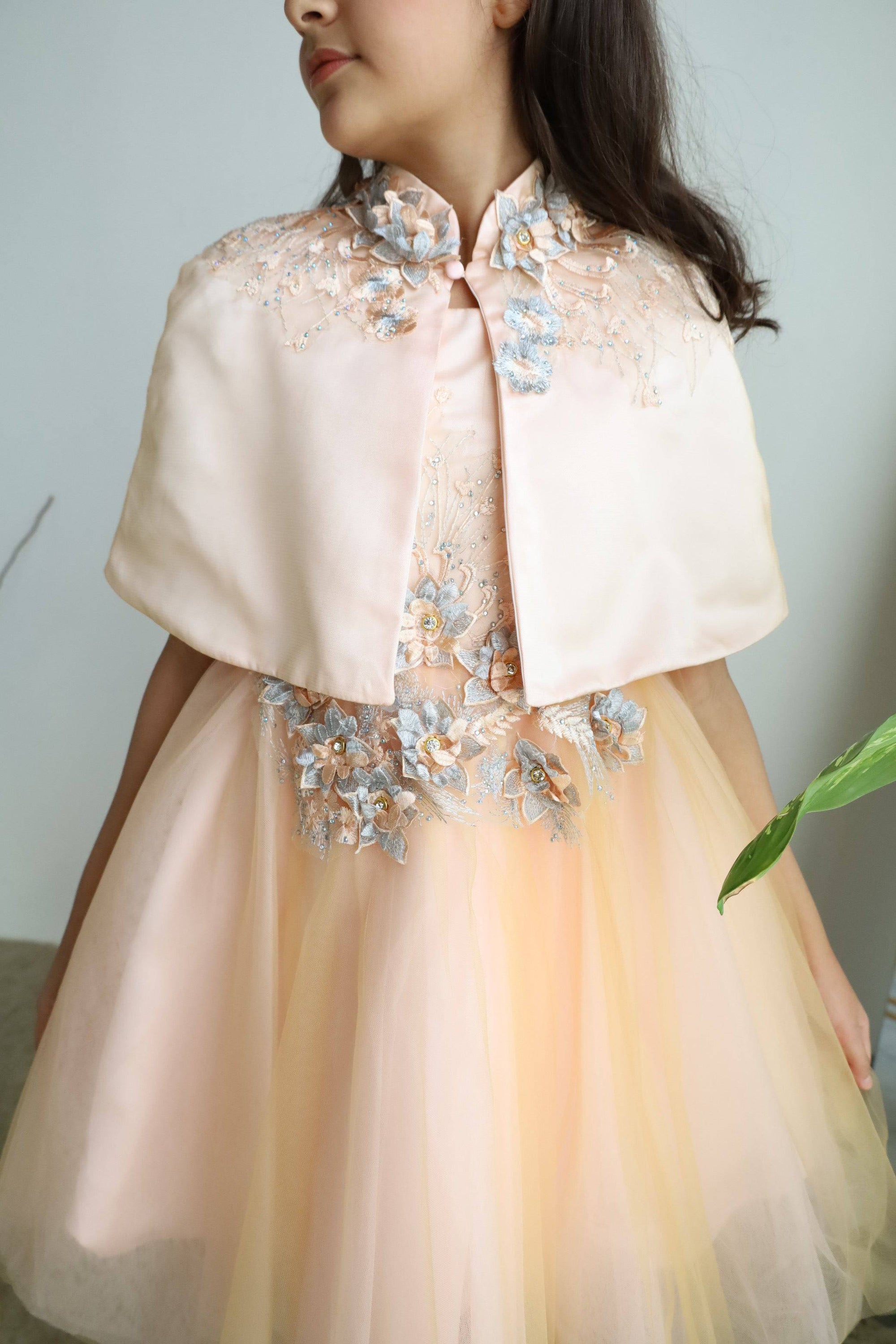 Children Eid luxury Dress, little girl luxury dress