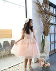 Baby Girl Wedding Dress in rose gold